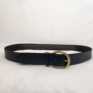 Fossil Womens Large Green Eyelets Belt